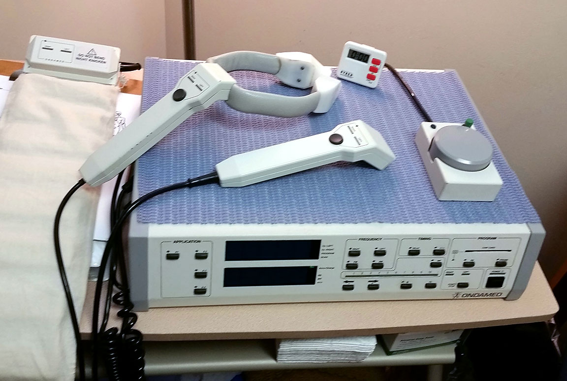 Ondamed biofeedback machine CPH Omaha, Cornerstone Progressive Health
